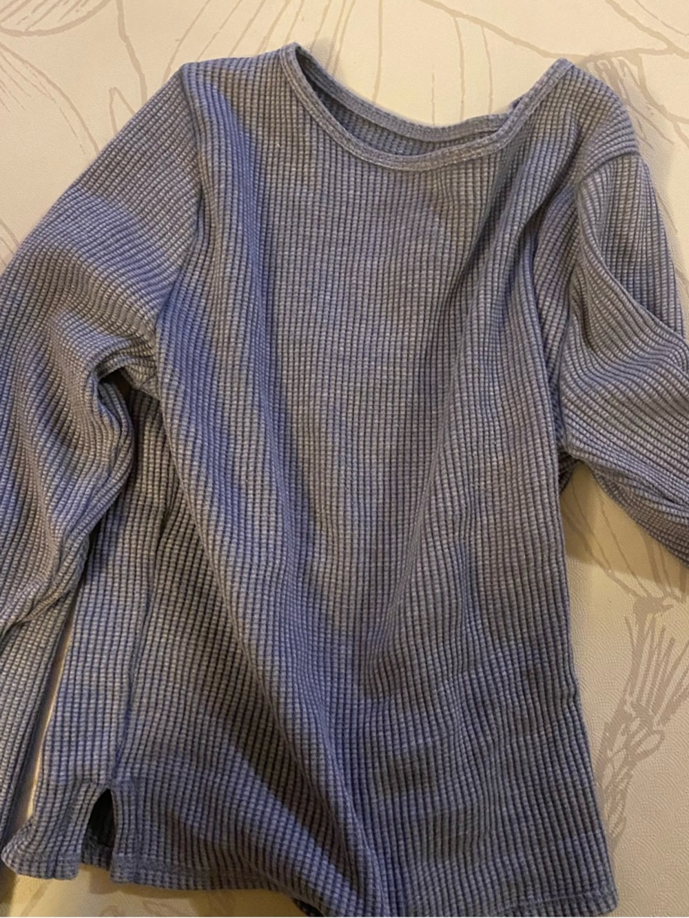 Women’s Medium Ribbed Long-Sleeve Sweater - Slate Blue aritzia